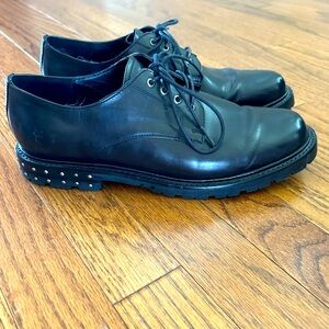 Women’s Frye Charlotte Stud Lug Sole Oxfords